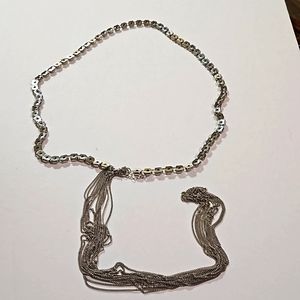 Steerling Silver Chain Necklacr